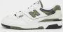 New Balance 550 Sneakers Dames white dark olivine black maat: 38.5 beschikbare maaten:36 37.5 38.5 39.5 40.5 - Thumbnail 1