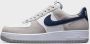 Nike Air Force 1 Low '07 Light Smoke Grey Midnight Navy FD9748 - Thumbnail 3