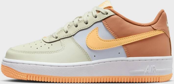 Nike Air Force 1 (gs) Basketball Schoenen sea glass melon tint football grey maat: 36 beschikbare maaten:36 38.5 36.5