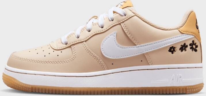 Nike Air Force 1 Lv8 2 (gs) 1 Schoenen sanddrift white twine black maat: 36.5 beschikbare maaten:36.5 37.5 38.5 39 40