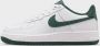 Nike Kinderschoenen Air Force 1 White Oil Green Vintage Green White Oil Green Vintage Green - Thumbnail 3