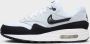 Nike Kinderschoenen Air Max 1 White Pure Platinum Black White Pure Platinum Black - Thumbnail 4