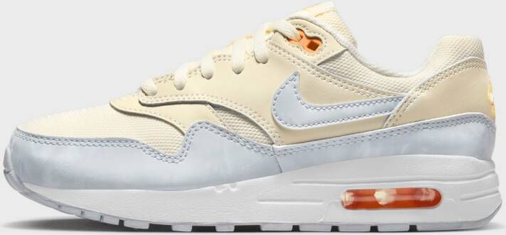 Nike Air Max 1 (gs) Max Schoenen pale ivory football grey melon tint maat: 36 beschikbare maaten:36.5 38