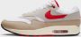 Nike Air Max 1 SC White Cream II Limestone University Red- White Cream II Limestone University Red - Thumbnail 4