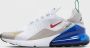 Nike 270 Lage Sneaker Wit Rood Blauw White Heren - Thumbnail 2