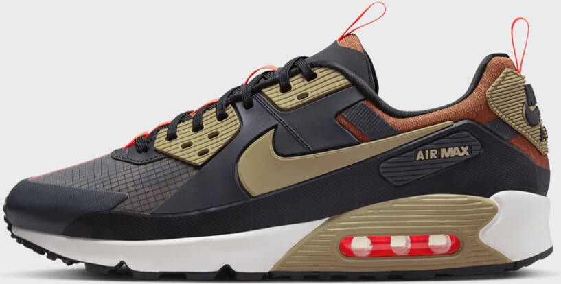 Nike Air Max 90 Drift dk smoke grey khaki black hyper crimson in grijs formaten: 42