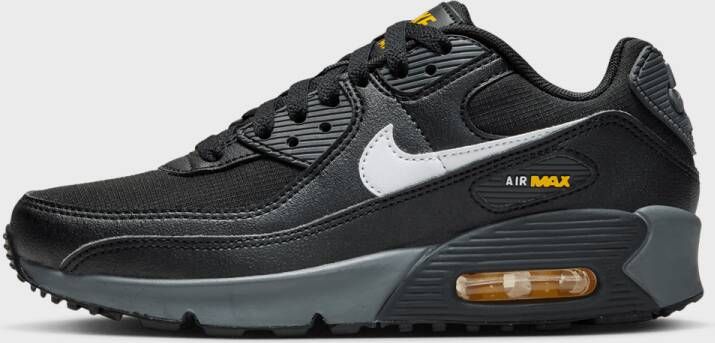 Nike Air Max 90 Next Nature (gs) 90 Schoenen black white university gold maat: 36.5 beschikbare maaten:36.5 37.5 38.5 39 40