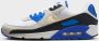 Nike Herenschoenen Air Max 90 Premium White Racer Blue Black Khaki- Heren White Racer Blue Black Khaki - Thumbnail 3