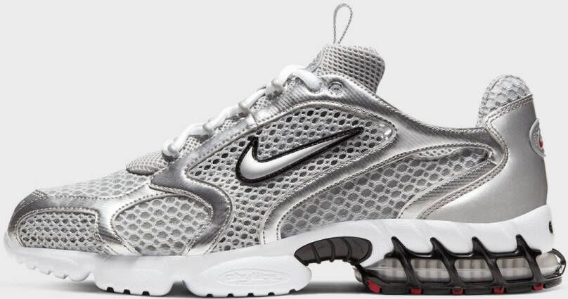 Nike Air Zoom Spiridon Cage 2 lt smoke grey metallic silver in grijs formaten: 44.5