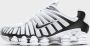 Nike Shox TL white black mtlc platinum Running in wit formaten: 42.5 - Thumbnail 1