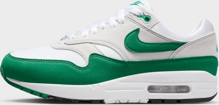 Nike Wmns Air Max 1 '87 Sneakers Dames neutral grey malachite white black maat: 38.5 beschikbare maaten:36.5 37.5 38.5 39 40.5 41