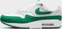 Nike Wmns Air Max 1 '87 Sneakers Dames neutral grey malachite white black maat: 38.5 beschikbare maaten:36.5 37.5 38.5 39 40.5 41 - Thumbnail 1