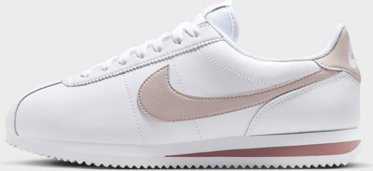 Nike Wmns Cortez Trendy Sneakers Dames white platinum violet smokey mauve black maat: 36.5 beschikbare maaten:40.5 36.5 38 39 40 41