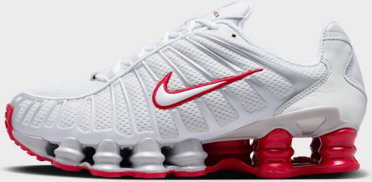 Nike Wmns Shox Tl Sneakers Dames platinum tint white gym red maat: 40.5 beschikbare maaten:36.5 37.5 38.5 39 40.5 41