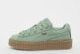 PUMA Fenty Rihanna Creeper Phatty Nubuck Green Fog Sneakers Unisex - Thumbnail 14