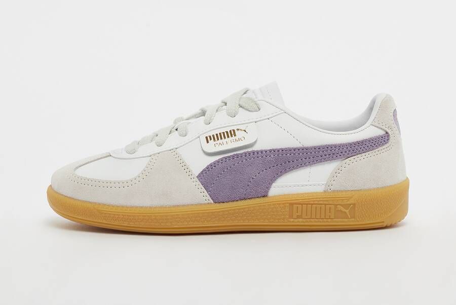 Puma Palermo Leather in Wit Grijs