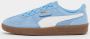 Puma Stijlvolle Palermo LTH Lage Sneakers Blue - Thumbnail 6