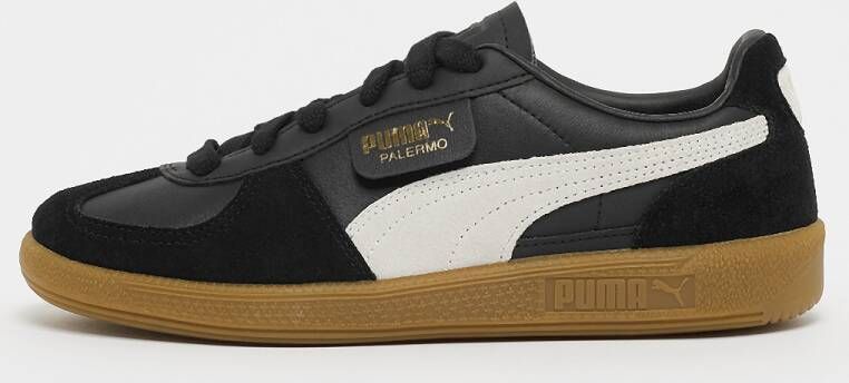 Puma Palermo Lth Sneakers Dames black feather gray gum maat: 38.5 beschikbare maaten:36 37 38.5 39 40 37.5