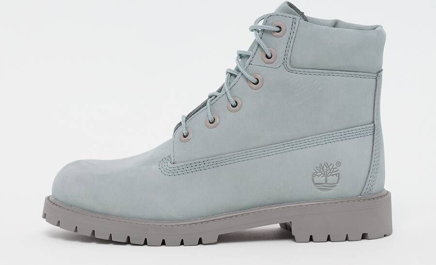 Timberland 6 In Premium Wp Boot (gs) Boots Schoenen medium grey nubuck maat: 38 beschikbare maaten:36 37 38 39