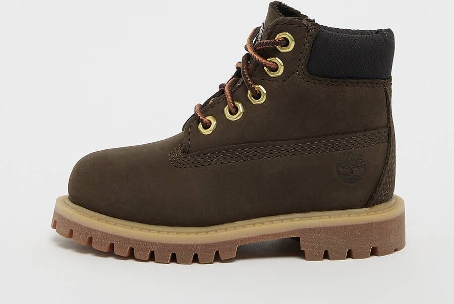 Timberland 6 In Premium Wp Boot (td) Boots Schoenen dark brown nubuck maat: 22.5 beschikbare maaten:22 20.5 22.5 23.5