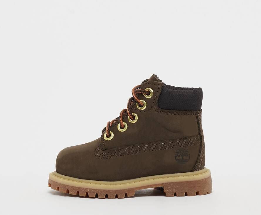 Timberland 6 In Premium Wp Boot (td) Boots Schoenen dark brown nubuck maat: 22 beschikbare maaten:22 20.5 22.5 23.5