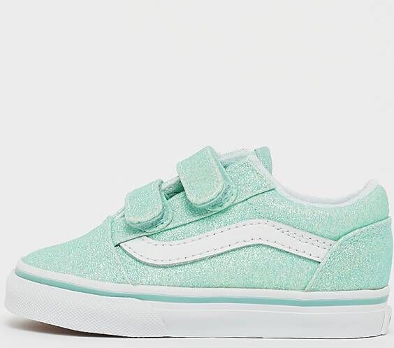 Vans Old Skool V Skool Schoenen glitter pastel blue maat: 19 beschikbare maaten:19 20 21 22 23.5 18 24 25 26