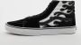 Vans Flame Print High Top Sneaker Black Heren - Thumbnail 2