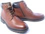 ECCO Australian YORKSHIRE 15 1630 01 T02 Middelbruine half hoge veterboots wijdte G - Thumbnail 2