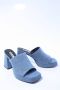 BIBI LOU Muiltjes Dames 580z67vk Maat: 38 Materiaal: Denim Kleur: Blauw - Thumbnail 3