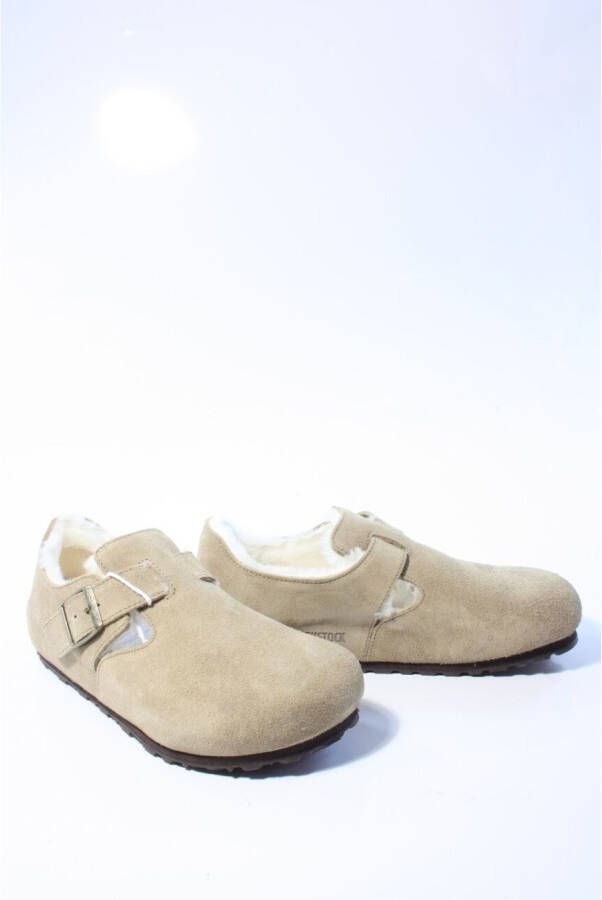 Birkenstock Dames instappers taupe