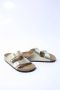 BIRKENSTOCK Slippers Dames Arizona Dames Maat: 39 Materiaal: Leatherlook Kleur: Goud - Thumbnail 8