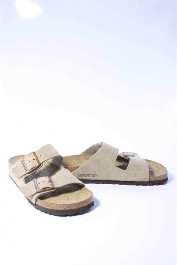 Birkenstock Dames slippers taupe