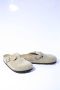 Birkenstock Boston Braided Suede Leather Taupe Narrow - Thumbnail 3