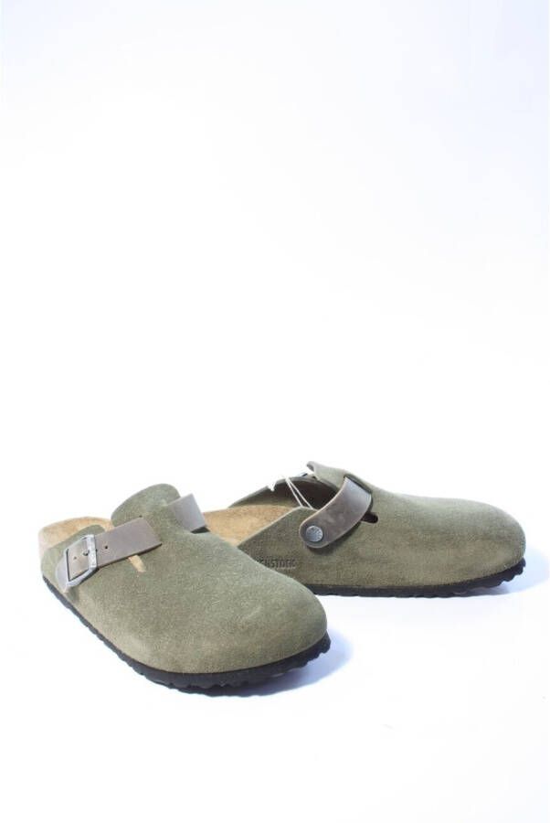 Birkenstock Heren slippers groen