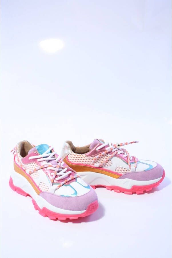 Dwrs label Dames sneakers roze