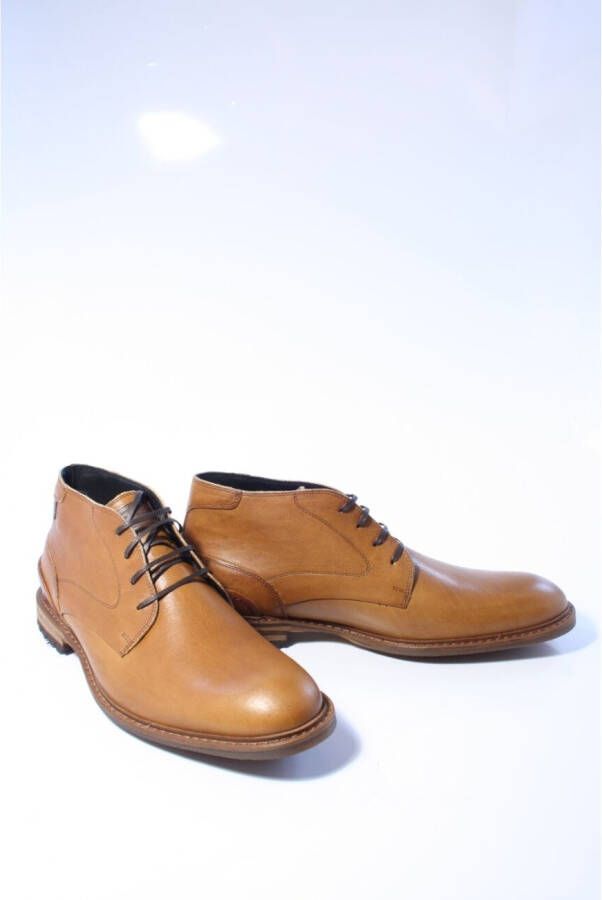 Floris van bommel Heren boots sportief cognac