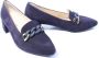 Gabor 441 Loafers Instappers Dames Blauw - Thumbnail 4