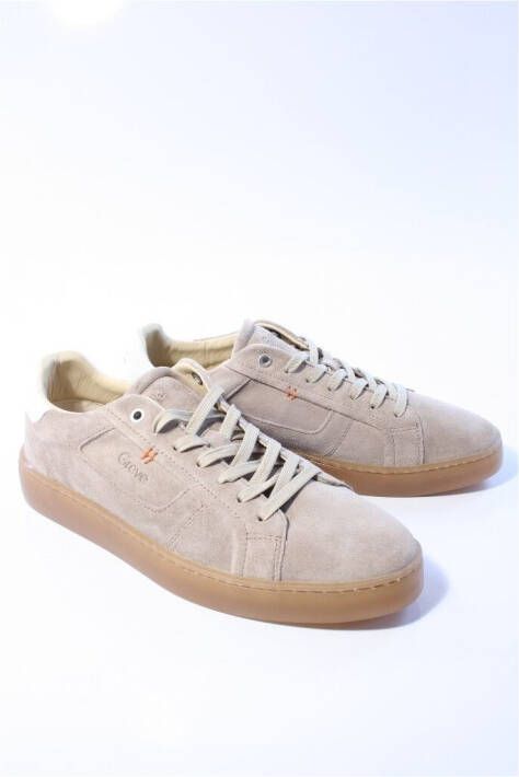 Greve Heren sneakers taupe