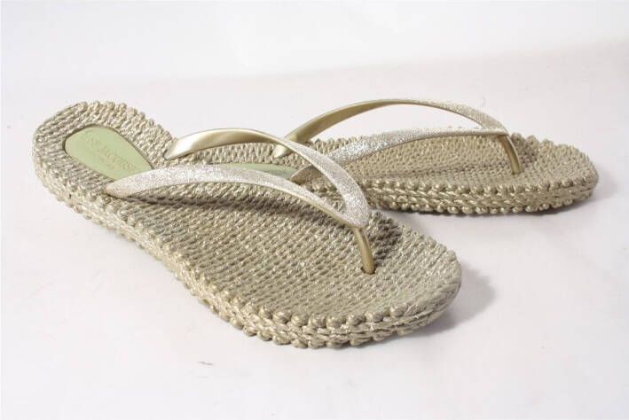 Ilse jacobsen Dames slippers goud