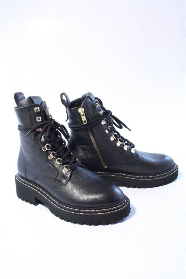 Nubikk Dames biker boots zwart Schoenen