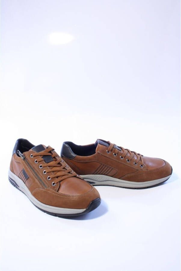 Sioux Heren sneakers cognac