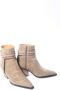 Toral Taupe Enkellaarzen Cossima Stijl Brown Dames - Thumbnail 3