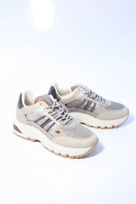 Via vai Dames sneakers taupe