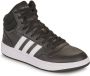 Adidas SPORTSWEAR Hoops 3.0 Mid Sneakers Core Black Ftwr White Grey Six - Thumbnail 3