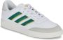 Adidas Courtblock heren sneakers wit groen 1 3 Uitneembare zool - Thumbnail 3