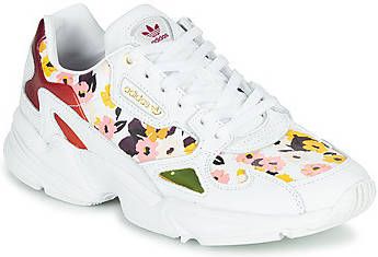 Geval Reizende handelaar Leidingen Adidas Falcon sneaker van leer met bloemenprint - Schoenen.nl