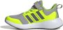 Adidas Sportswear FortaRun 2.0 Cloudfoam Schoenen met Elastische Veters en Klittenband Kinderen Grijs - Thumbnail 2