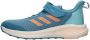 Adidas FortaRun EL K Blauw-Roze Sportschoen - Thumbnail 2