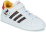 Adidas Sportswear x Disney Grand Court Mickey Lifestyle Court Schoenen met Klittenband Kinderen Wit - Thumbnail 2