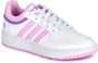 Adidas Sportswear Hoops sneakers wit lila Imitatieleer 38 2 3 - Thumbnail 2